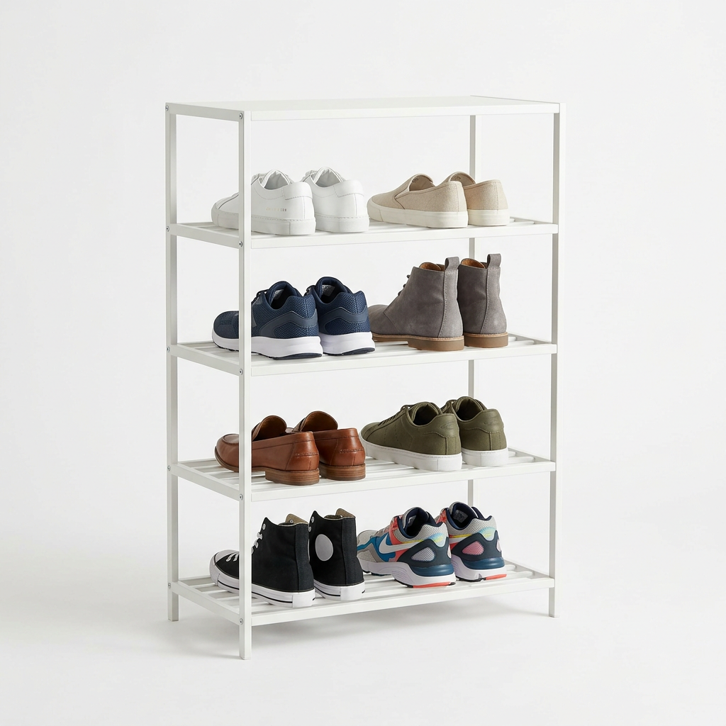 Étagère à chaussures 4 niveaux